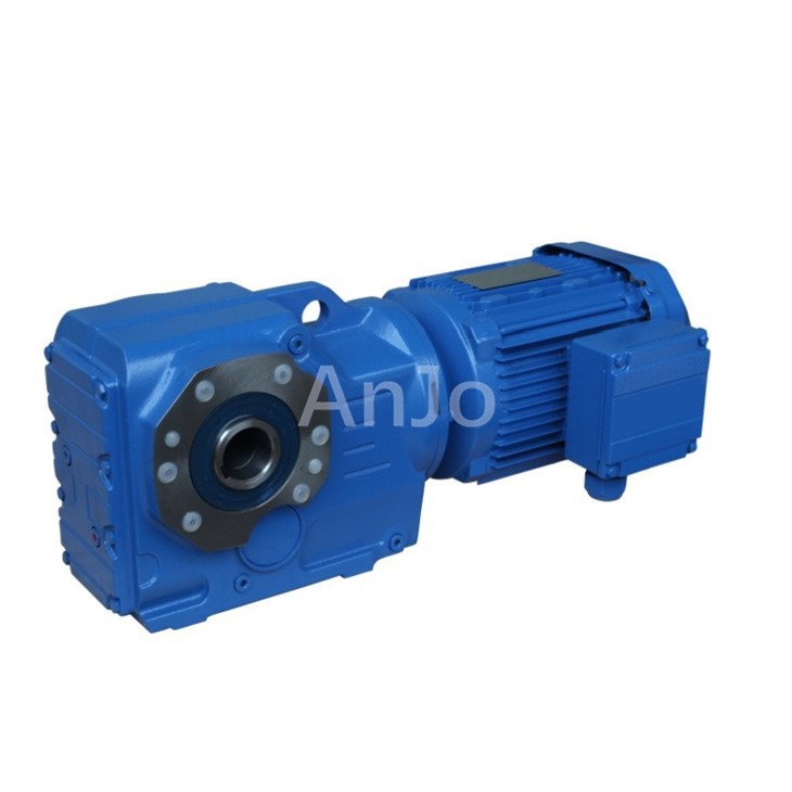 KA97 right angle bevel helical china manufacturer price AC gear motor with hollow output shaft
